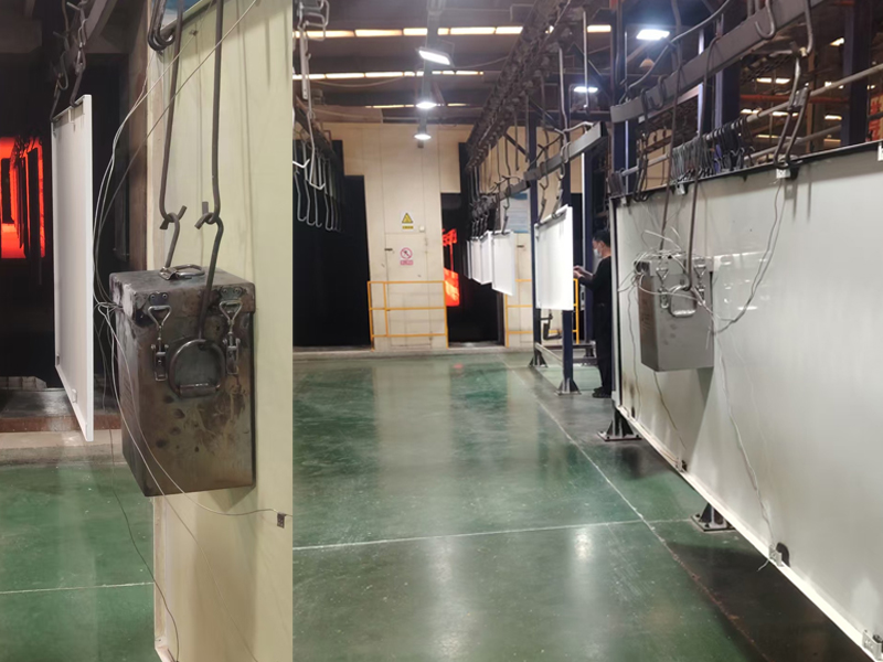 炉温测试仪测试现场